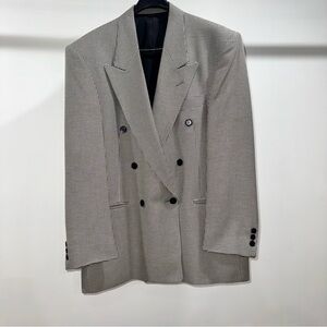 Turbulence Black and White Houndstooth Blazer